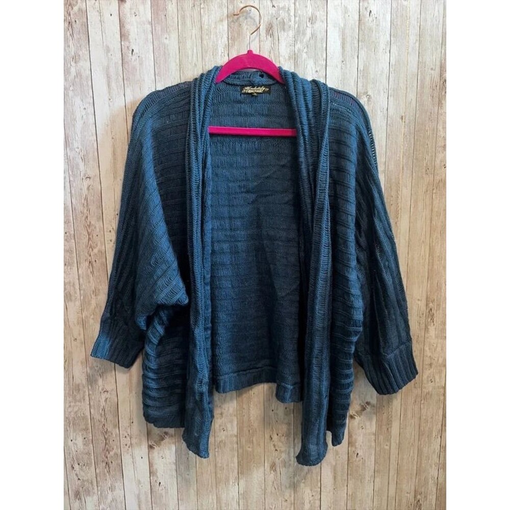 Absolutely Famous Blue Open Front Cardigan